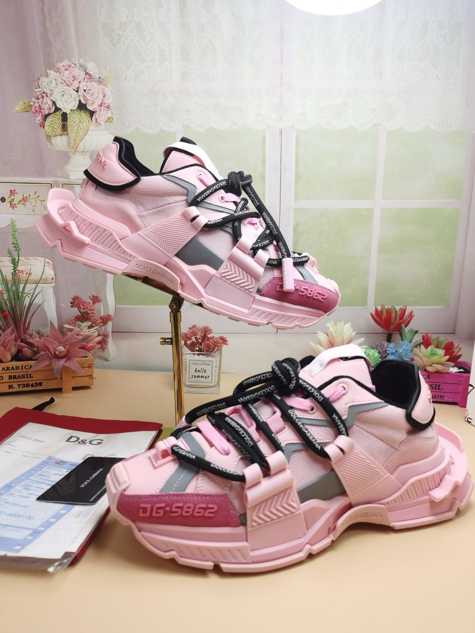 Dolce & Gabbana Women Pink Sneakers