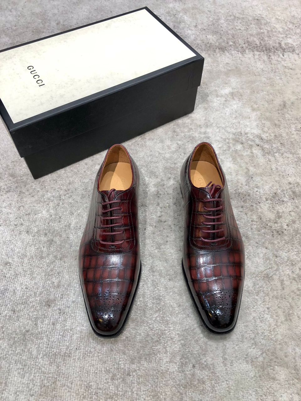 Gucci leather shoes men