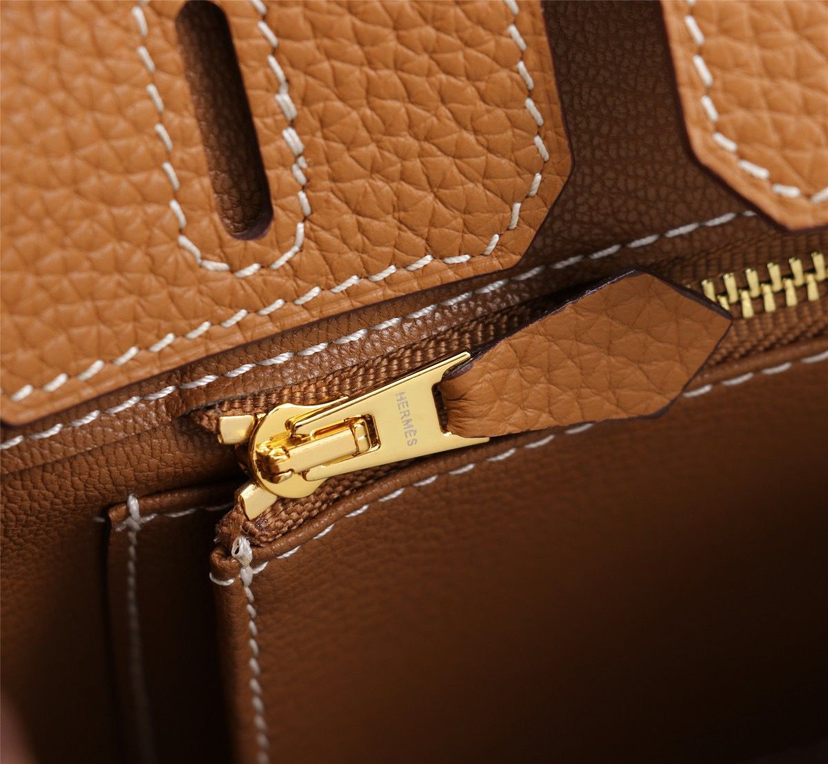 HERMES BIRKIN 35 Ardennes Leather Natural OY Engraving Handbag