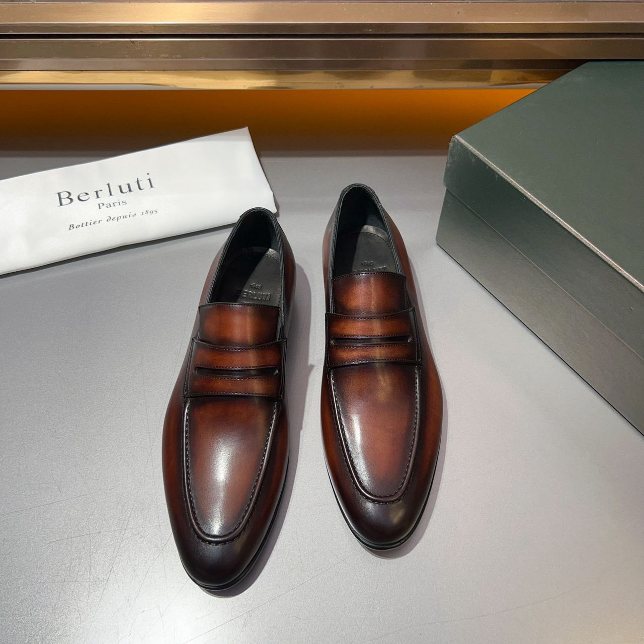Berluti Men Leather Shoes