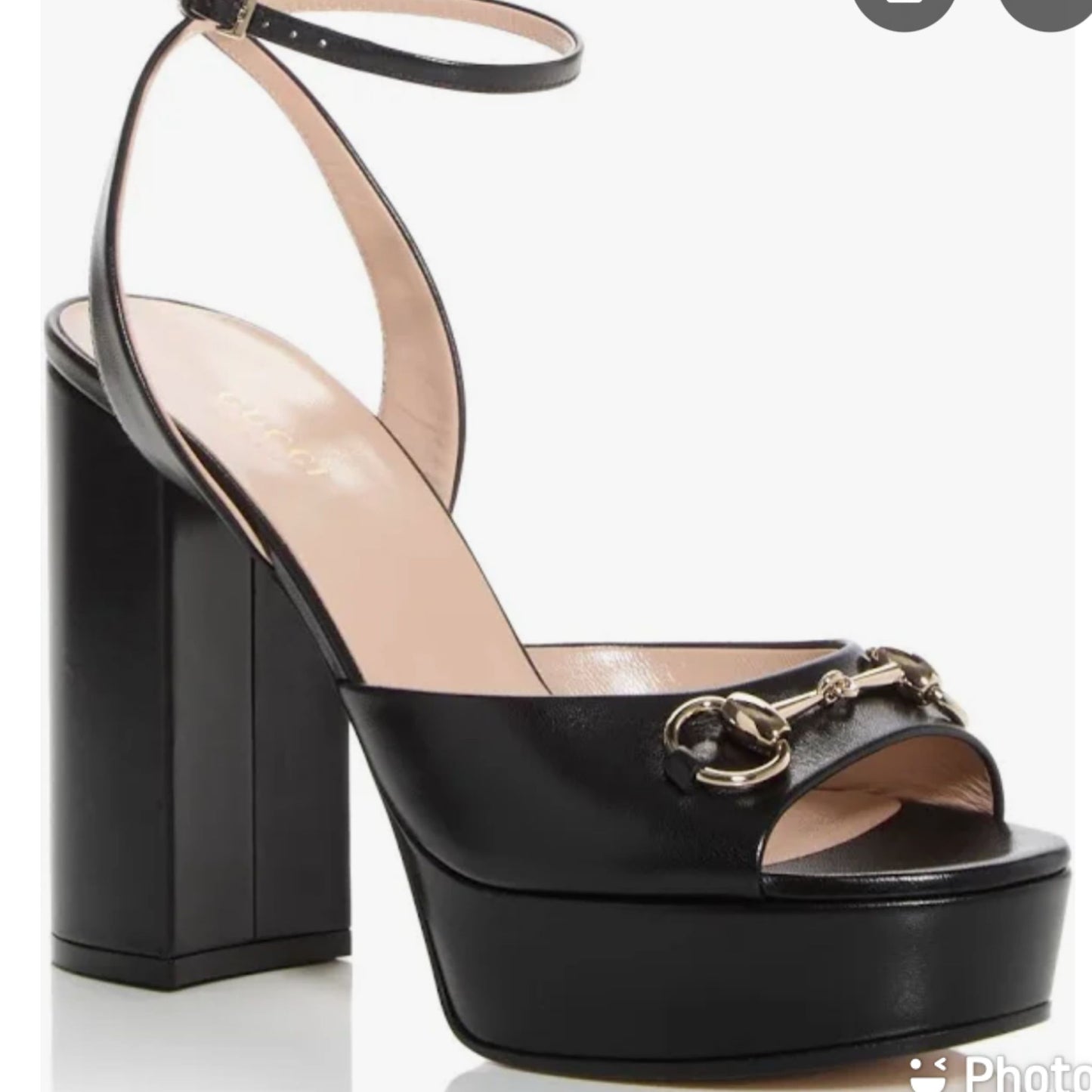 Gucci Block-Heels Leather GG Women