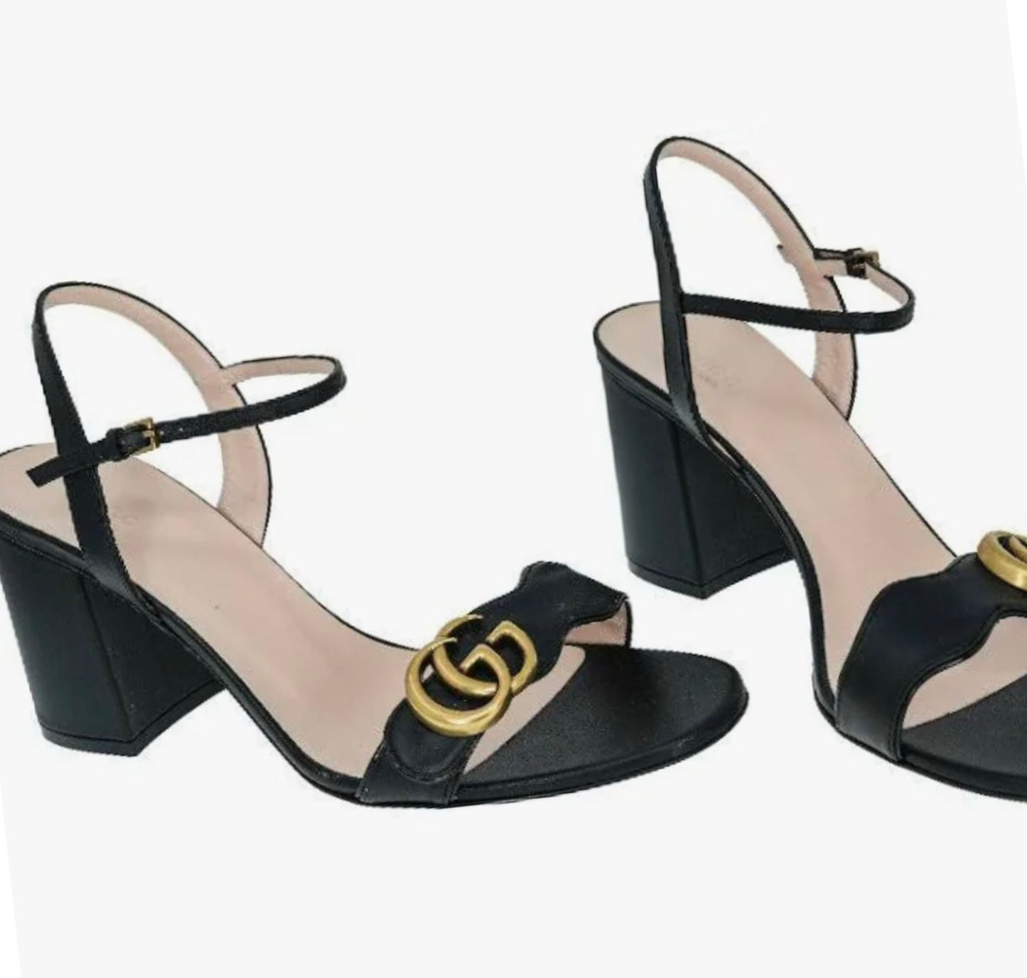 Gucci Marmont Metallic High-Heels