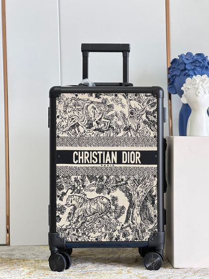 Christian Dior Oblique Trolley Luggage