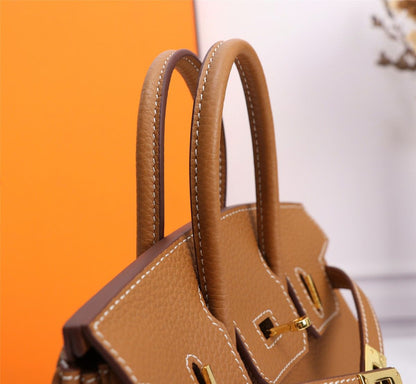 HERMES BIRKIN 35 Ardennes Leather Natural OY Engraving Handbag