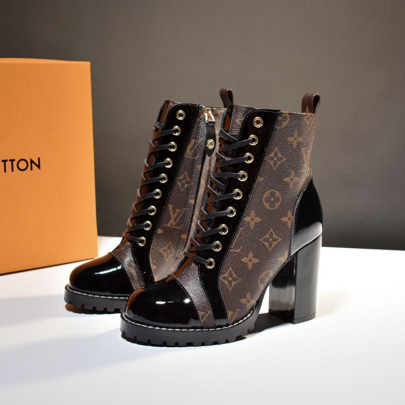 Louis Vuitton Monogram Canvas Star Trail Ankle Boots