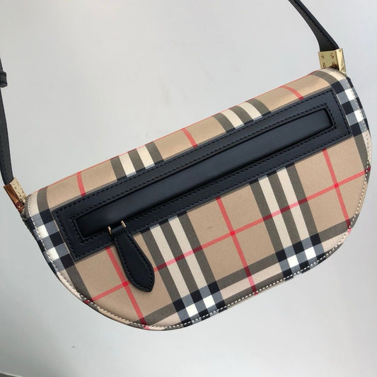 Burberry Brown Check Belt Bag