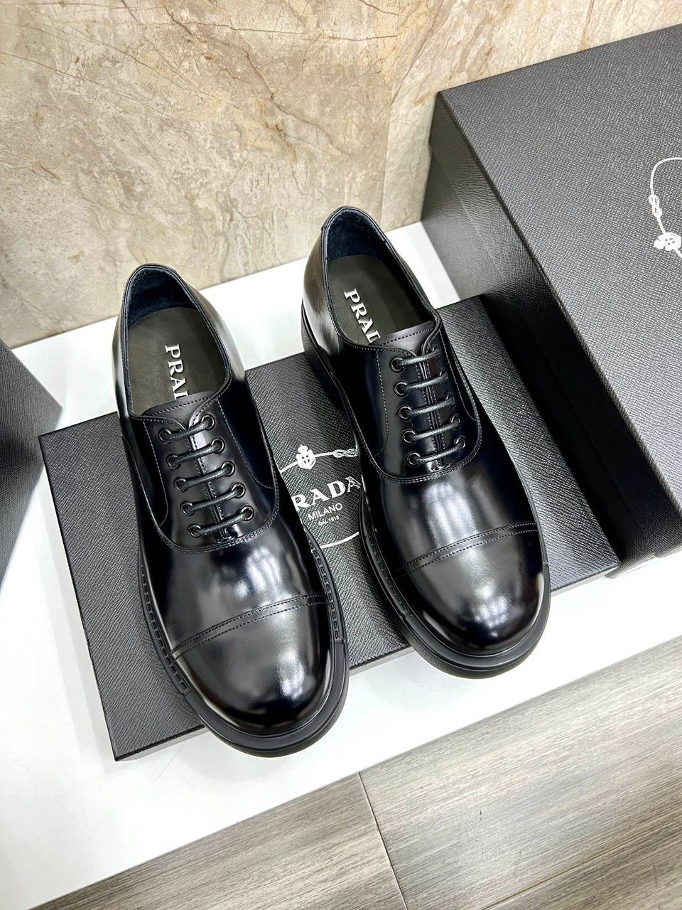 Prada Milano Men's Leather Shoes