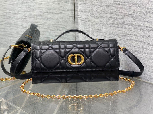 Dior Leather Black Purse Women